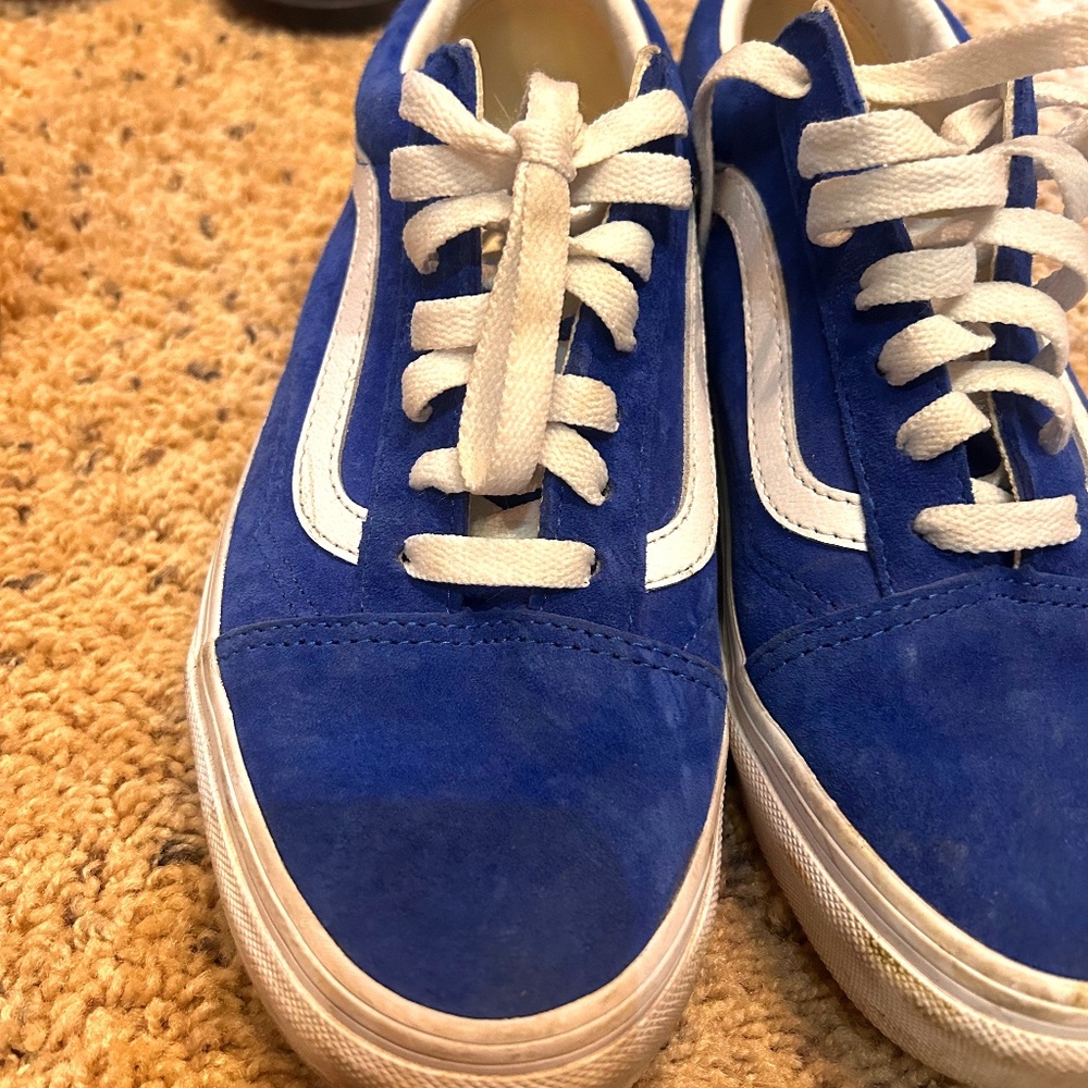 Low top vans size 7.5 women’s shoes